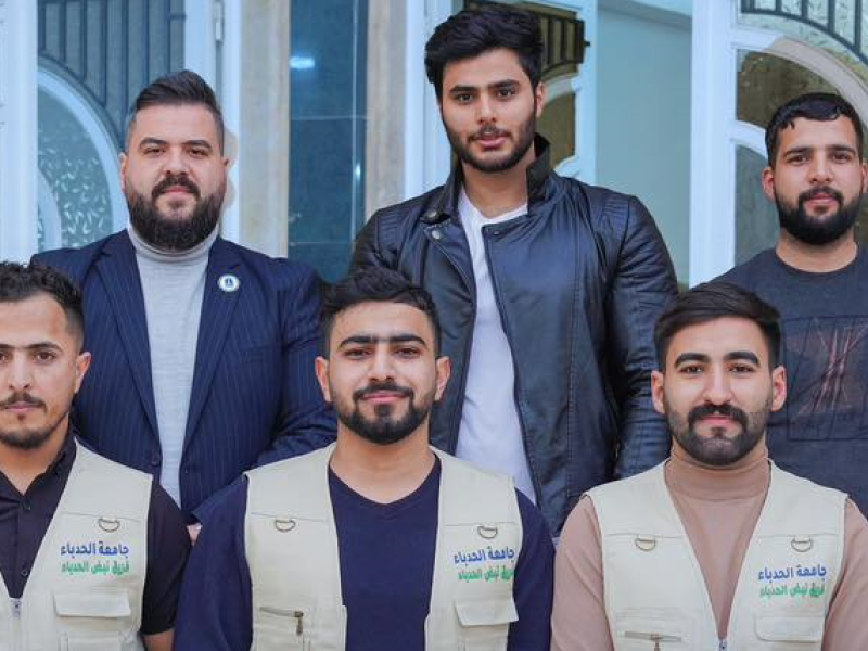volunteer team "Nabd Al-Hadba"